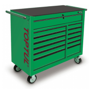Roll Cabinet 13 Drawer GREEN General Series tcba1301
