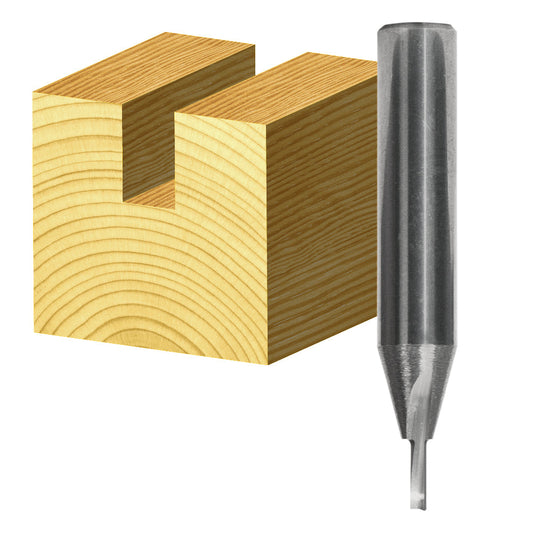 STRAIGHT BIT 2.4MM SOLID CARBIDE t203s