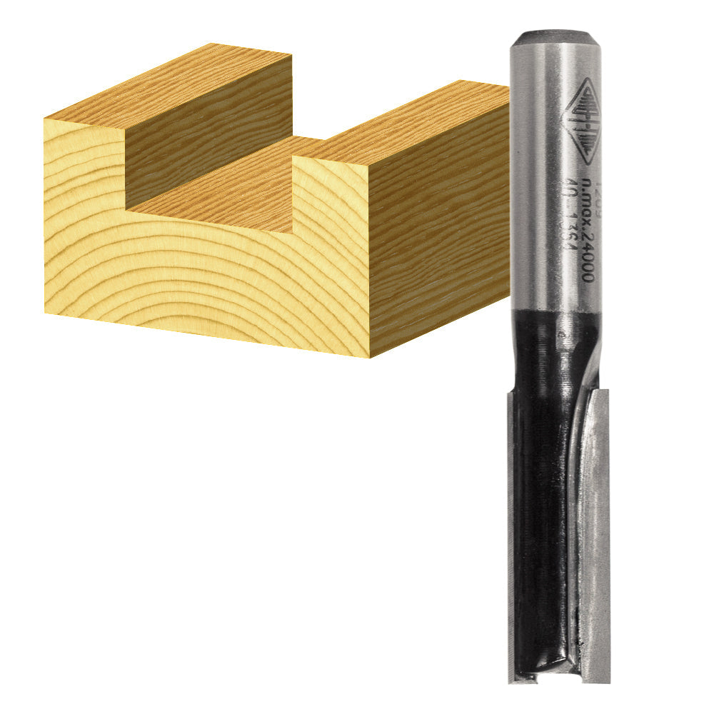 STRAIGHT BIT 8.0MM TCT, 2FLT 1/4 SHK t208m