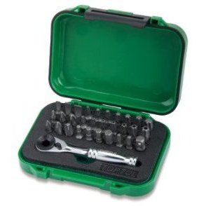 Screwdriver Bit Set with Mini Ratchet 31pc gabw3103