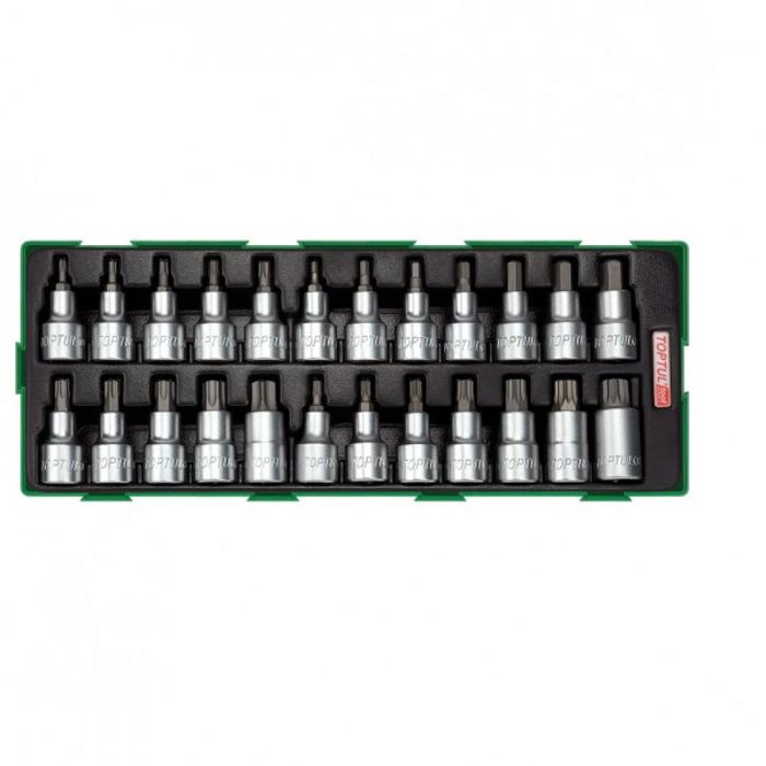 TI Socket Bit Kit 1/2"Dr 24pc gta2414