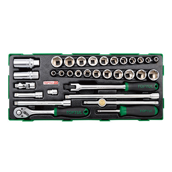 TI Socket Kit 3/8"Dr 33pc SAE/MM gtb3318