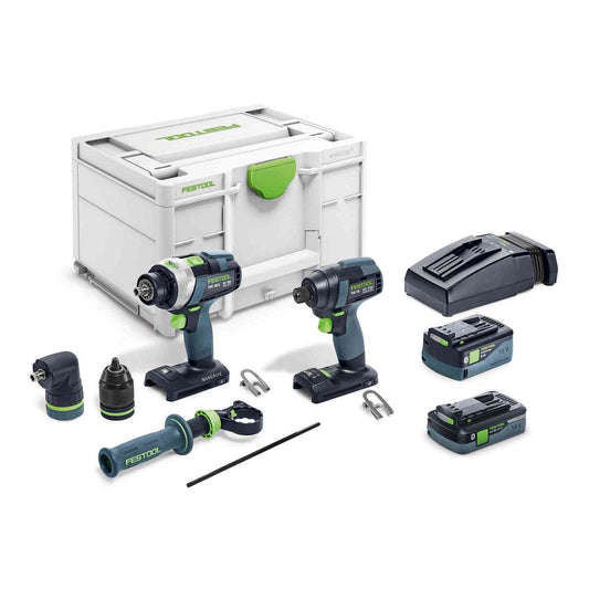 TPC 18/4 PERCUSSION DRILL & TID 18 IMPACT DRIVER KIT 576999