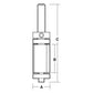 TRIM BIT INV FLUSH 12.7MM TCT t8216db