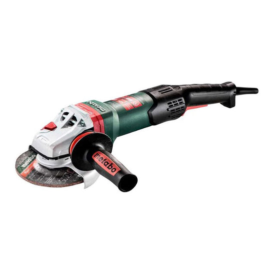 METABO ANGLE GRINDER 125 MM 1750 W PADDLE SWITCH (RAT TAIL) (WEPBA17-125QUICKRT)
