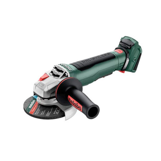 METABO 18 V BRUSHLESS 125MM ANGLE GRINDER WITH PADDLE SWITCH, BRACK & QUICK LOCK - BARE TOOL WPB18LTBL11-125QUICK tool-junction-nz